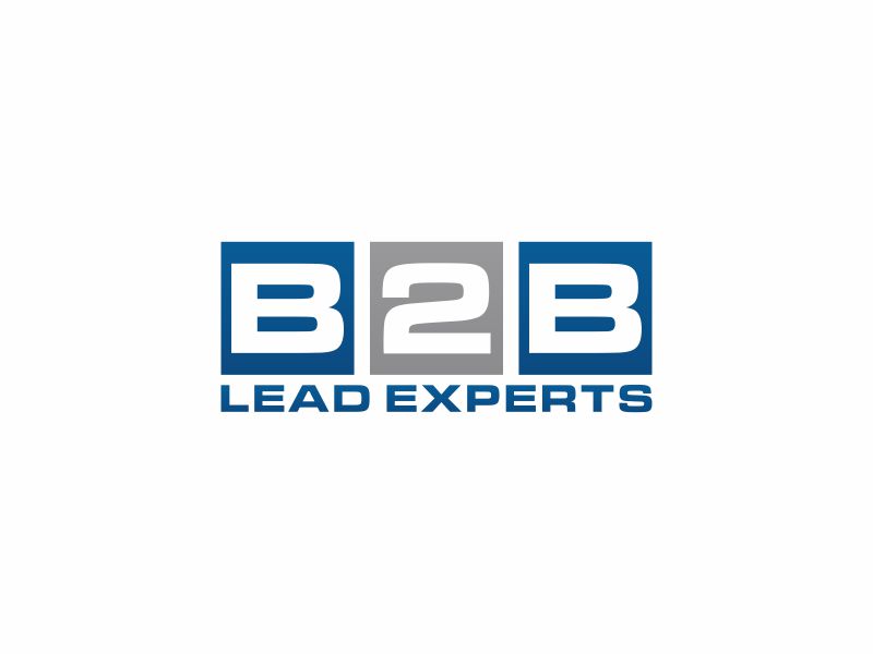 B2B Lead Experts logo design by muda_belia