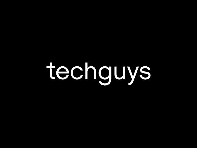 Techguys logo design by violin