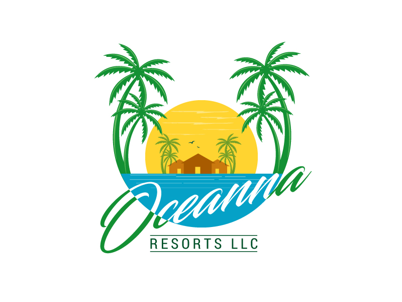 Oceanna Resorts LLC logo design by Koushik