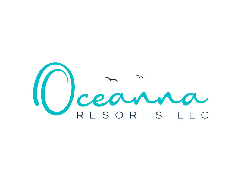 Oceanna Resorts LLC logo design by MonkDesign