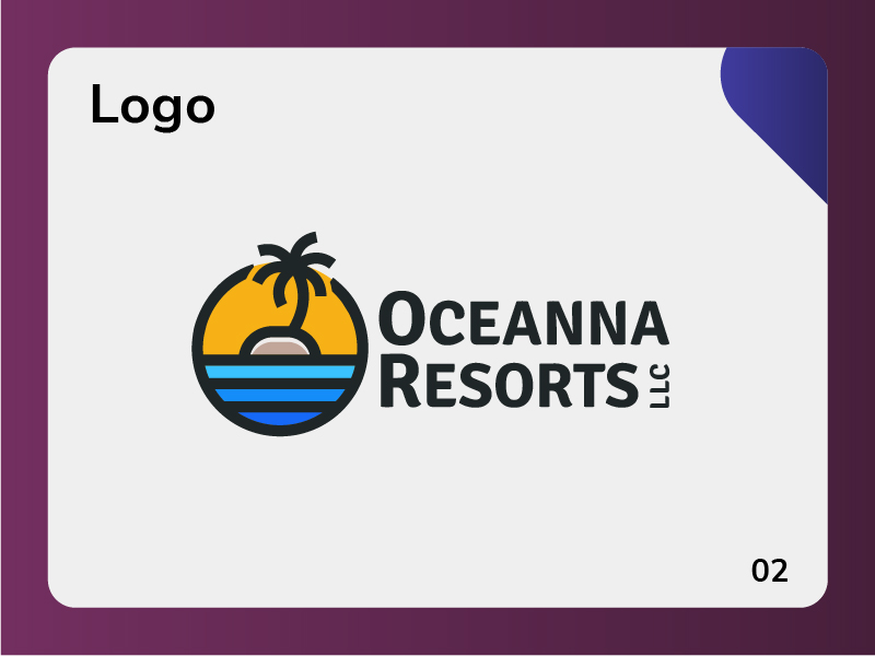 Oceanna Resorts LLC logo design by MayDay
