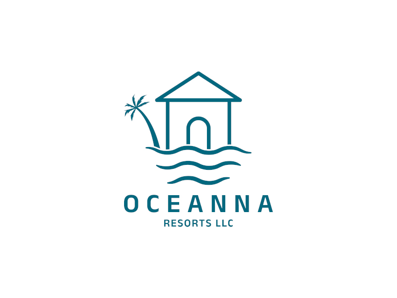 Oceanna Resorts LLC logo design by planoLOGO