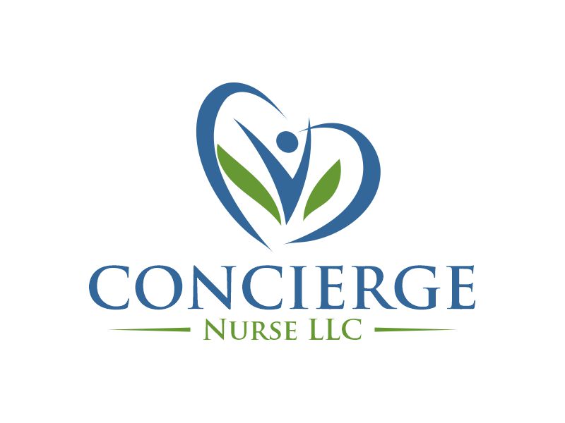 Concierge nurse LLC logo design by Gwerth