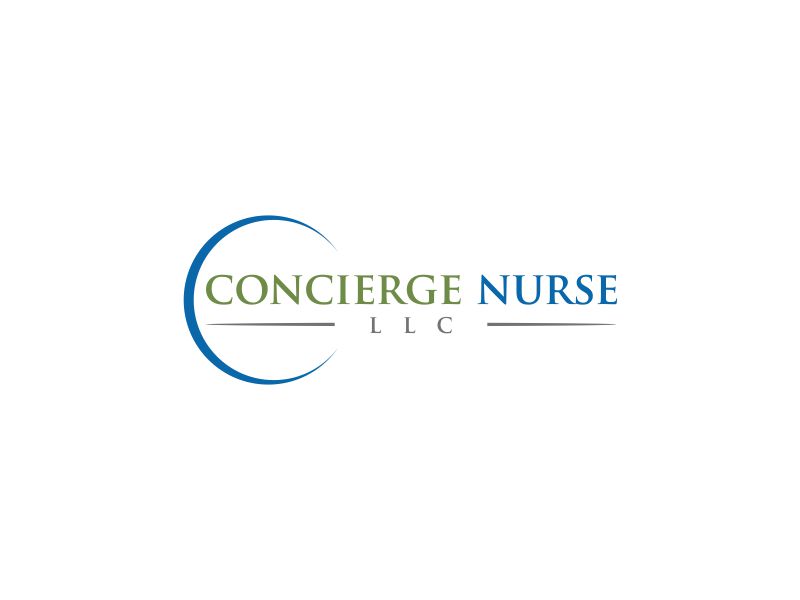 Concierge nurse LLC logo design by oke2angconcept