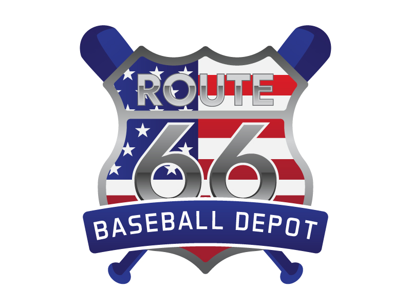 Route 66 Baseball Depot logo design by Yuda harv