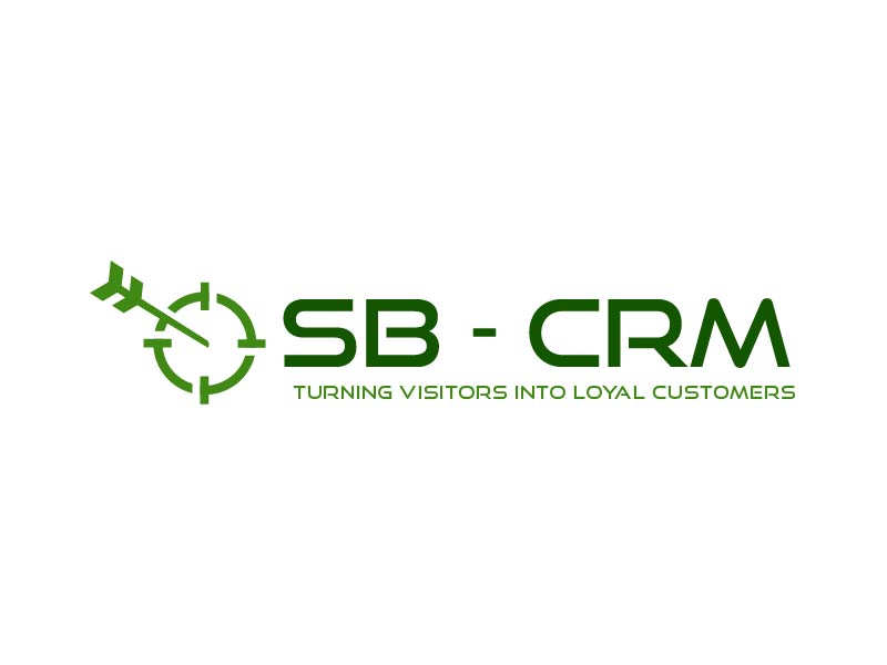 SB-CRM  |  Turning visitors into loyal customers logo design by M Fariid