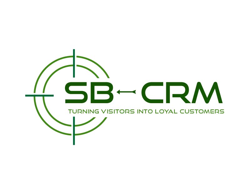 SB-CRM  |  Turning visitors into loyal customers logo design by M Fariid