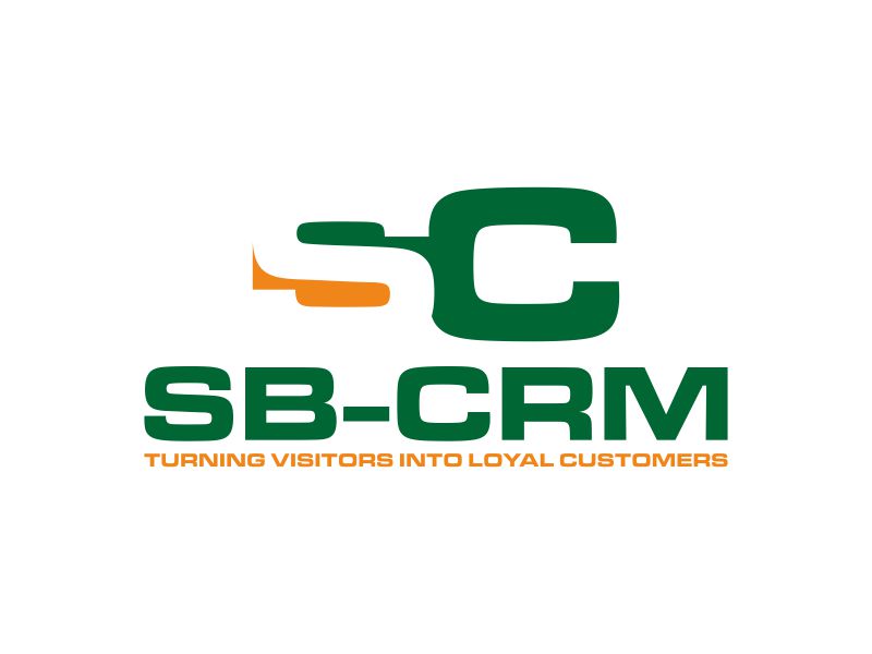 SB-CRM  |  Turning visitors into loyal customers logo design by dewipadi