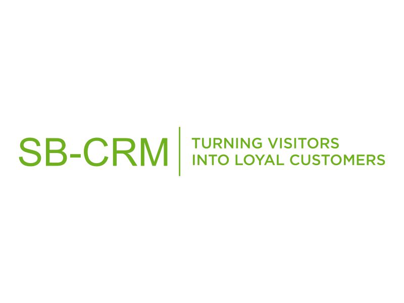 SB-CRM  |  Turning visitors into loyal customers logo design by qonaah