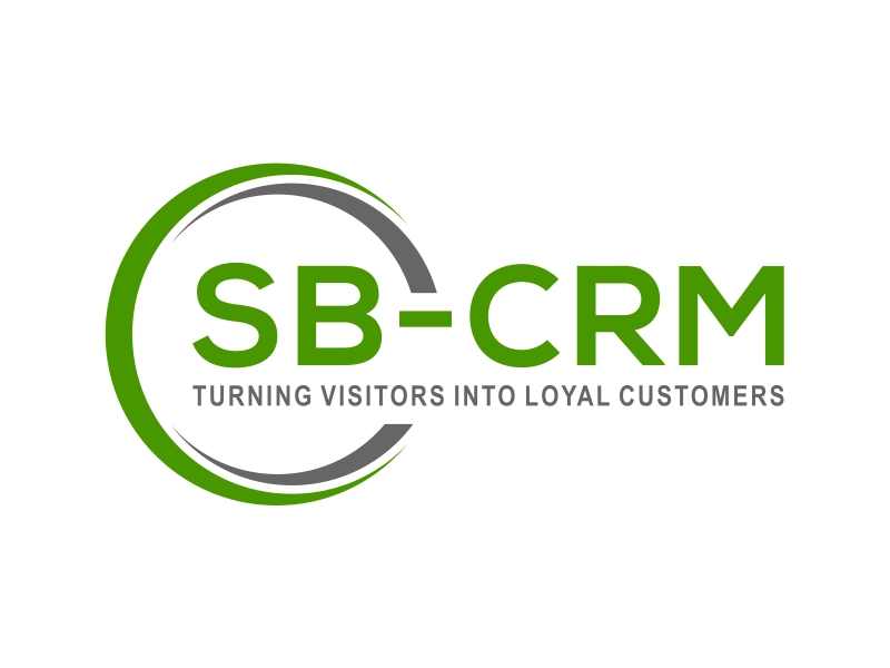 SB-CRM  |  Turning visitors into loyal customers logo design by cintoko