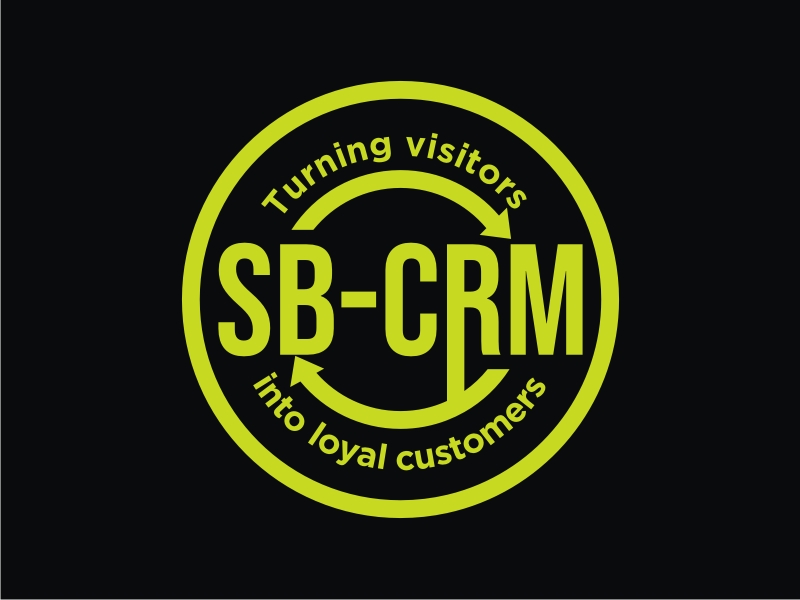SB-CRM  |  Turning visitors into loyal customers logo design by lintinganarto