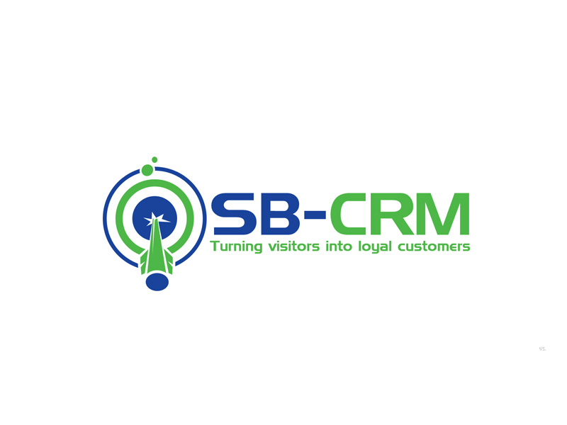 SB-CRM  |  Turning visitors into loyal customers logo design by creativemind01