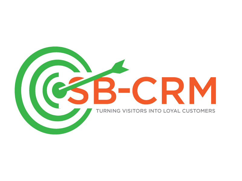 SB-CRM  |  Turning visitors into loyal customers logo design by yans