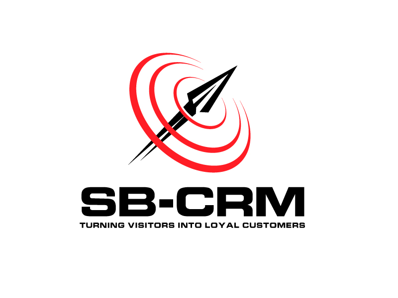 SB-CRM  |  Turning visitors into loyal customers logo design by yaya2a