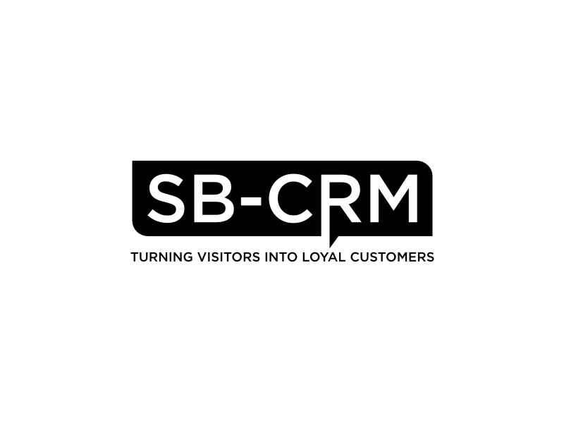 SB-CRM  |  Turning visitors into loyal customers logo design by Neng Khusna