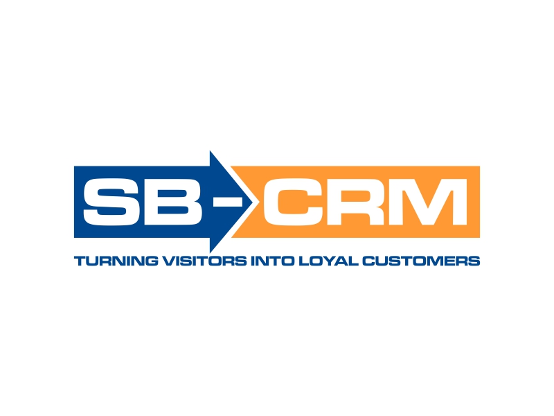 SB-CRM  |  Turning visitors into loyal customers logo design by EkoBooM
