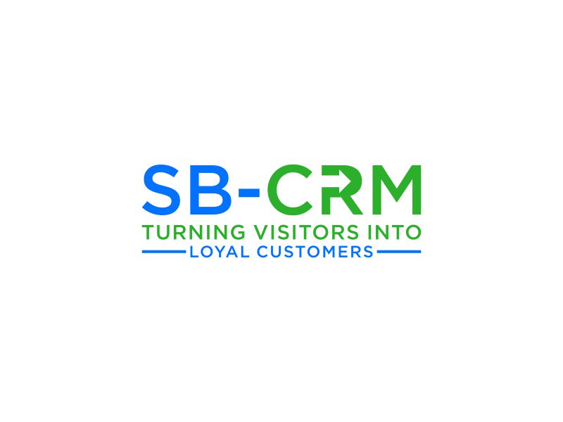 SB-CRM  |  Turning visitors into loyal customers logo design by ragnar