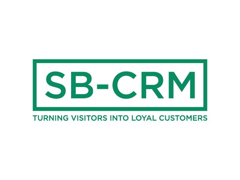 SB-CRM  |  Turning visitors into loyal customers logo design by maserik