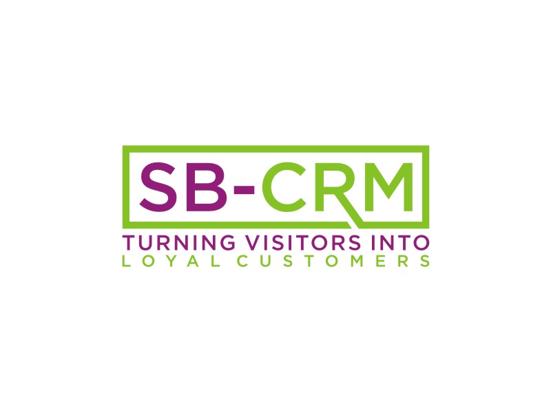 SB-CRM  |  Turning visitors into loyal customers logo design by Artomoro