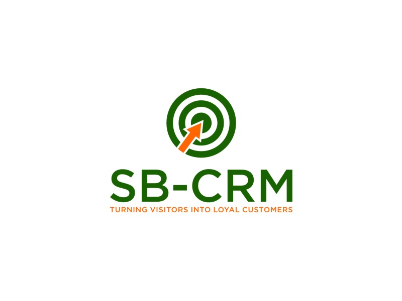 SB-CRM  |  Turning visitors into loyal customers logo design by alby
