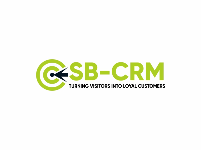 SB-CRM  |  Turning visitors into loyal customers logo design by Greenlight