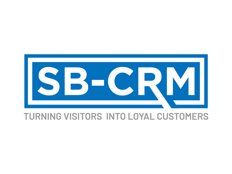 SB-CRM  |  Turning visitors into loyal customers logo design by pambudi