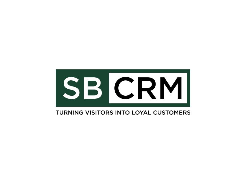 SB-CRM  |  Turning visitors into loyal customers logo design by Zevyy