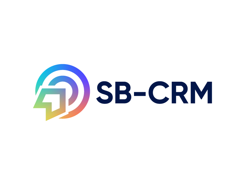 SB-CRM  |  Turning visitors into loyal customers logo design by Kakon Ghosh