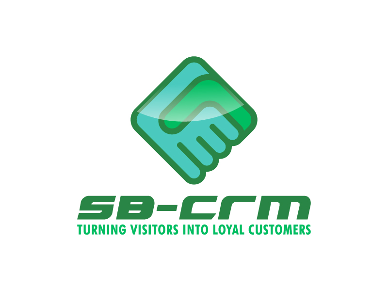 SB-CRM  |  Turning visitors into loyal customers logo design by sakarep