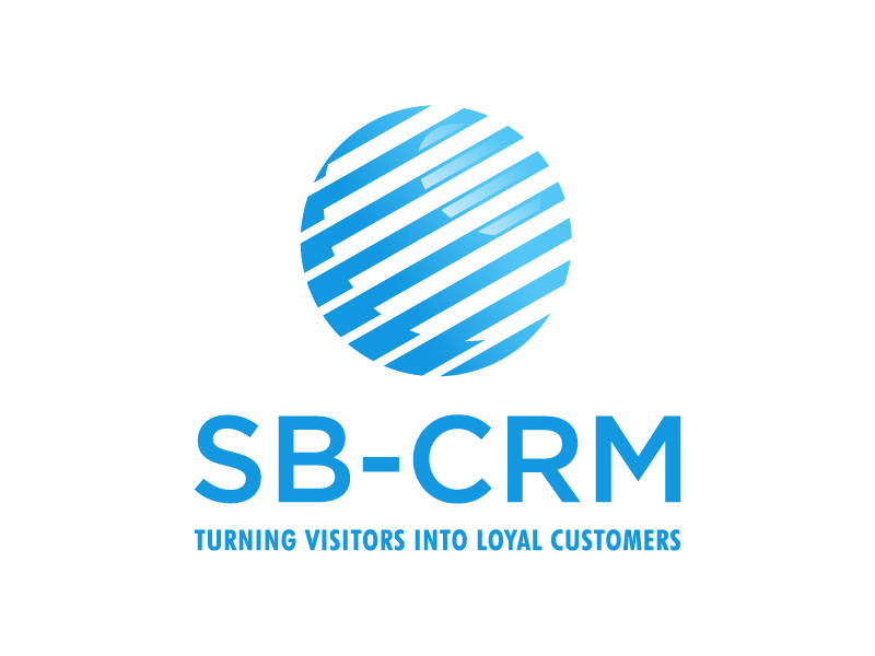 SB-CRM  |  Turning visitors into loyal customers logo design by sakarep