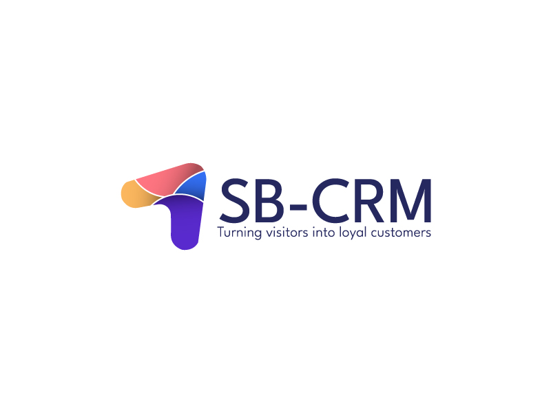 SB-CRM  |  Turning visitors into loyal customers logo design by Sami Ur Rab