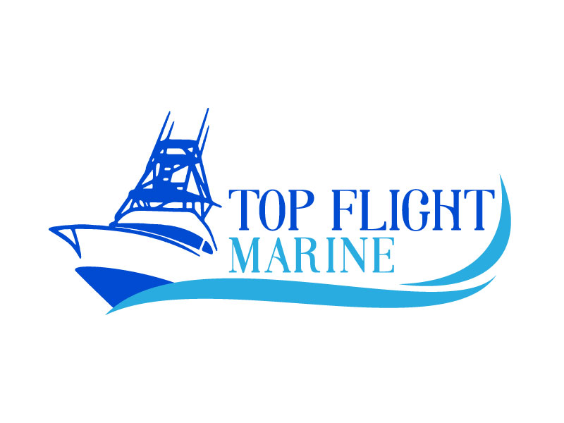Top Flight Marine logo design by aryamaity