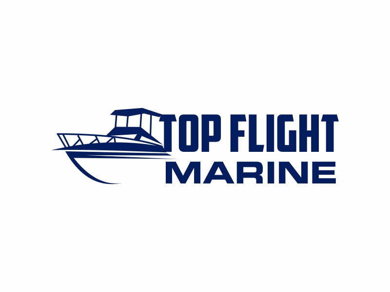 Top Flight Marine logo design by Greenlight