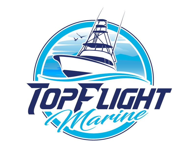 Top Flight Marine logo design by daywalker