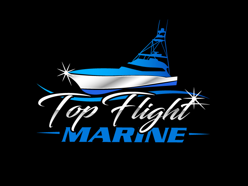 Top Flight Marine logo design by IanGAB