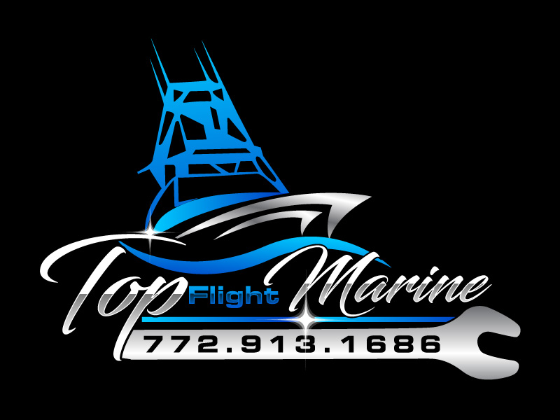 Top Flight Marine logo design by Gilate