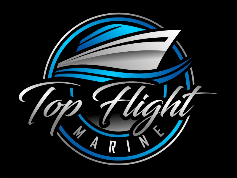 Top Flight Marine logo design by cintoko