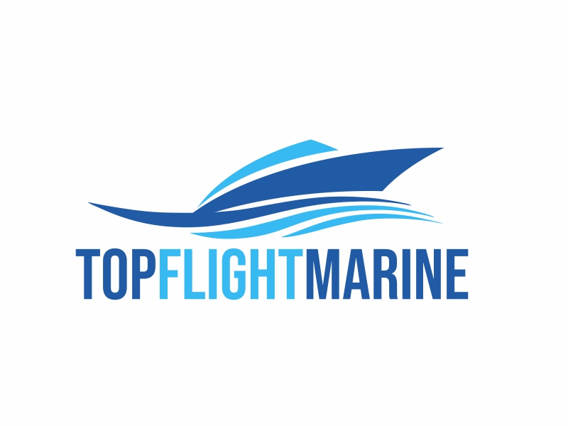 Top Flight Marine logo design by serprimero