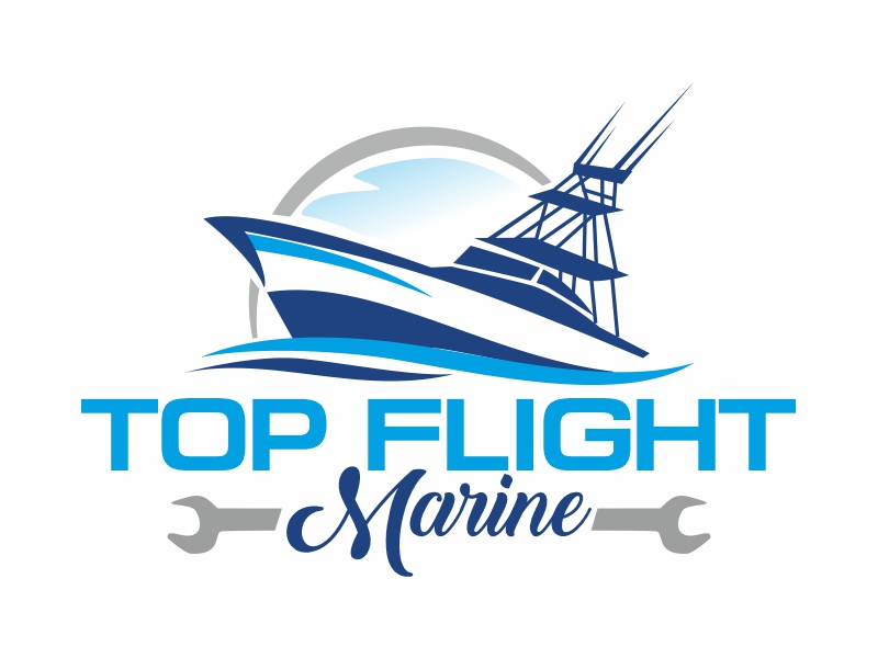 Top Flight Marine logo design by ruki