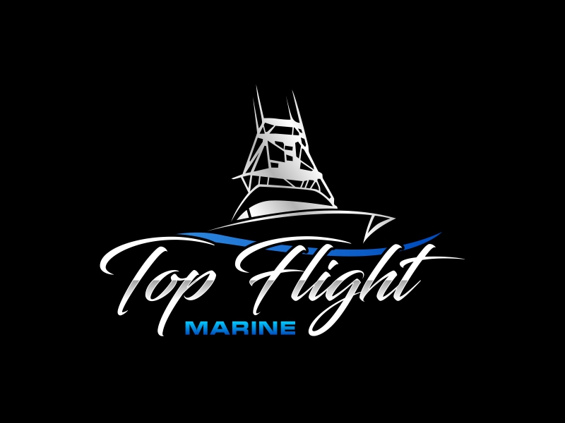 Top Flight Marine logo design by rizuki