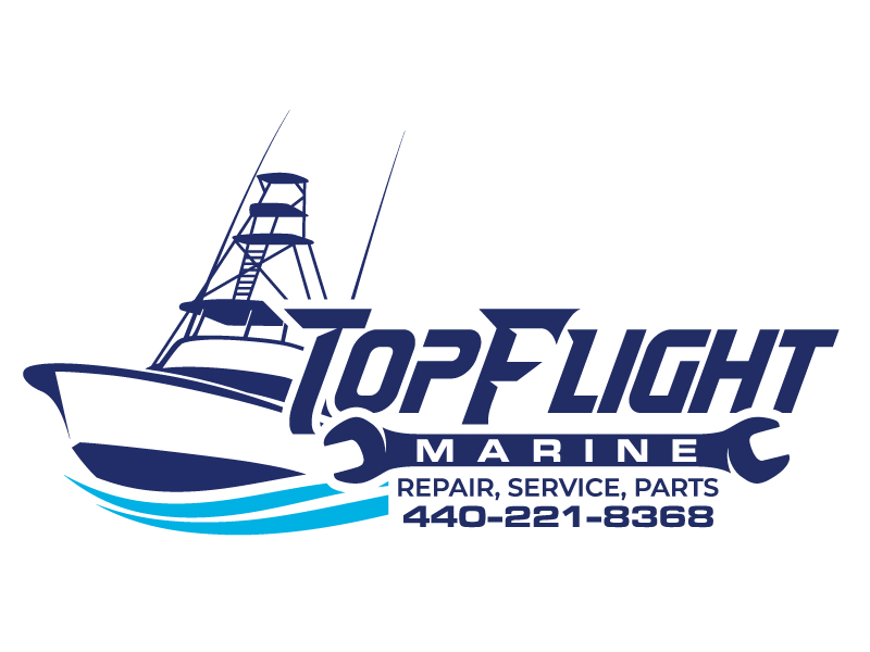 Top Flight Marine logo design by daywalker