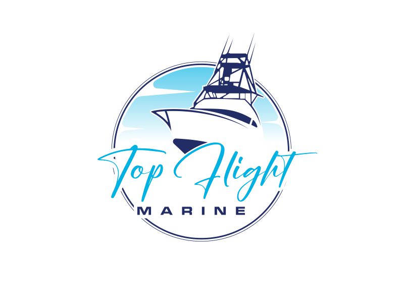 Top Flight Marine logo design by almaula