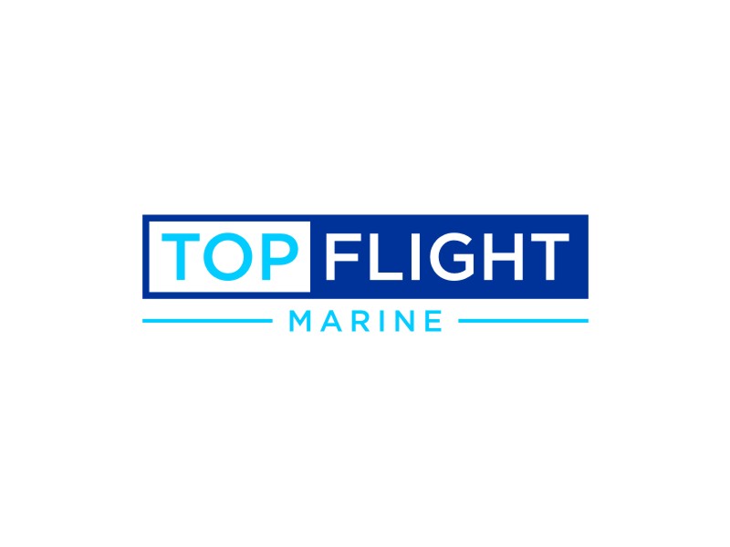 Top Flight Marine logo design by Artomoro