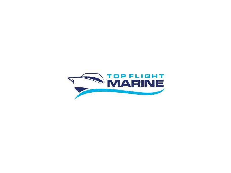 Top Flight Marine logo design by Adundas
