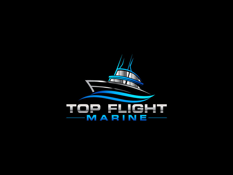 Top Flight Marine logo design by Webphixo