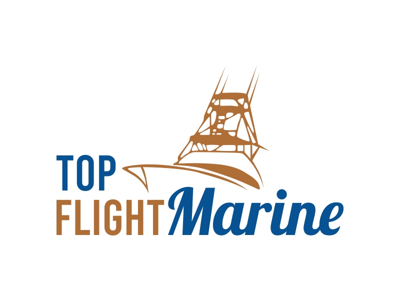 Top Flight Marine logo design by qqdesigns