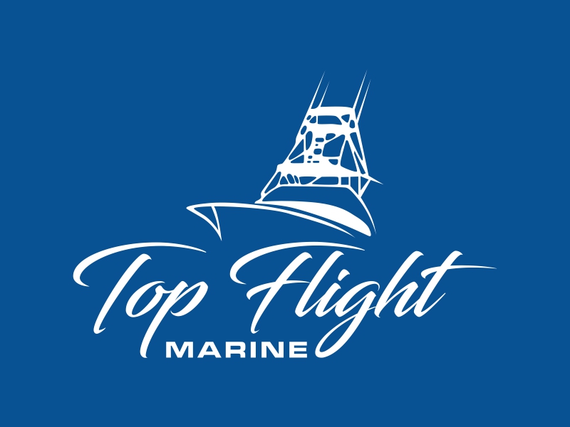 Top Flight Marine logo design by qqdesigns