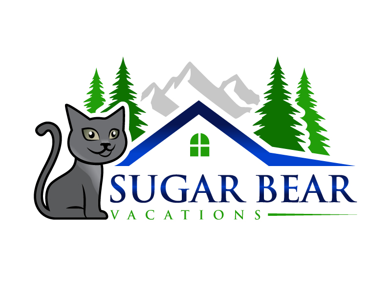 Sugar Bear Vacations logo design by MonkDesign