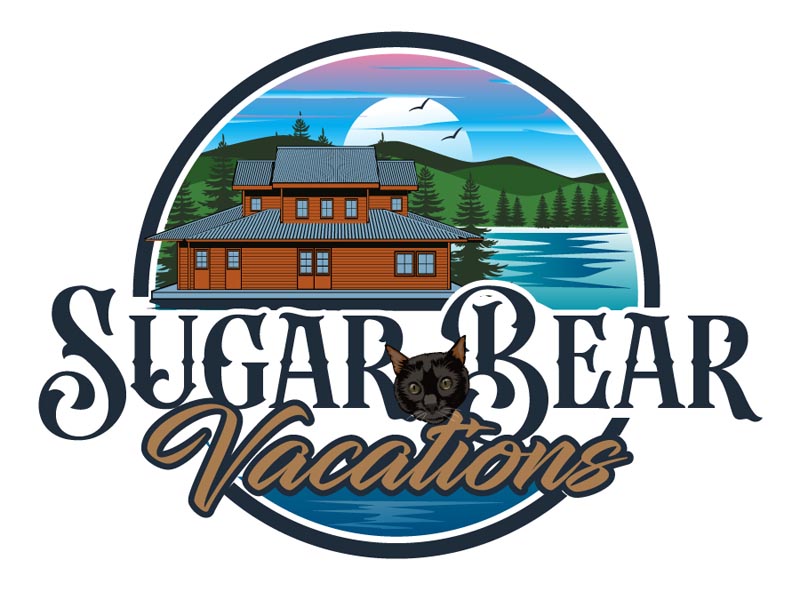 Sugar Bear Vacations logo design by DreamLogoDesign