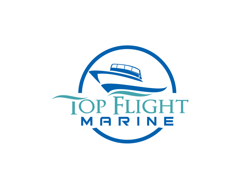 Top Flight Marine logo design by creativemind01